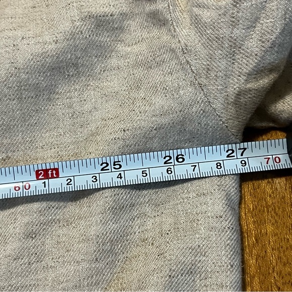 Lane Bryant size 24 Linen Women's Oatmeal Jacket by Free People. New with tags - Picture 4 of 8